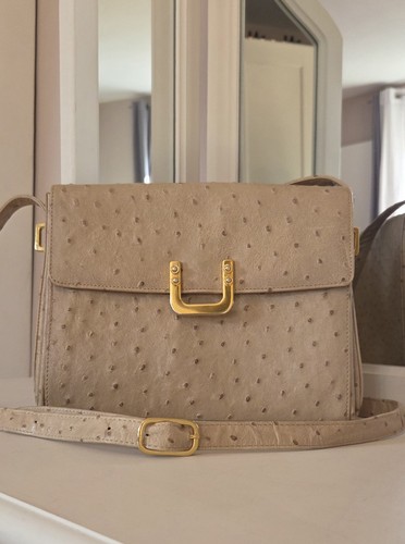 Vintage leder handtasche - vintage,