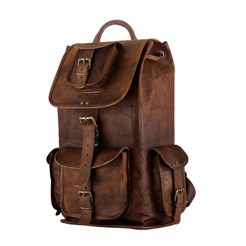 Vintage rucksack leder - vintage,