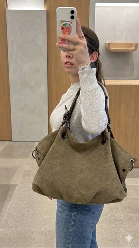 Vintage canvas hobo bag - hobo,