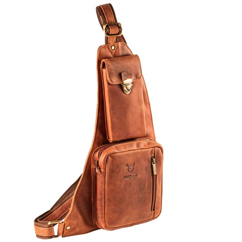 Matador leder schultertasche - leder,