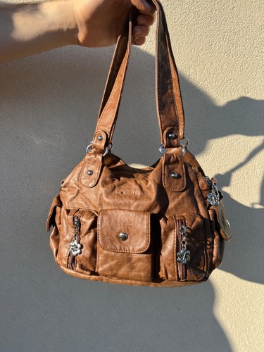 Schultertasche braun öko - braun,