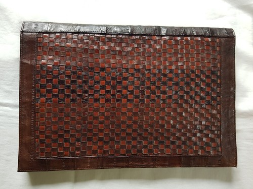 Leder unterarmtasche clutch - unterarmtasche,