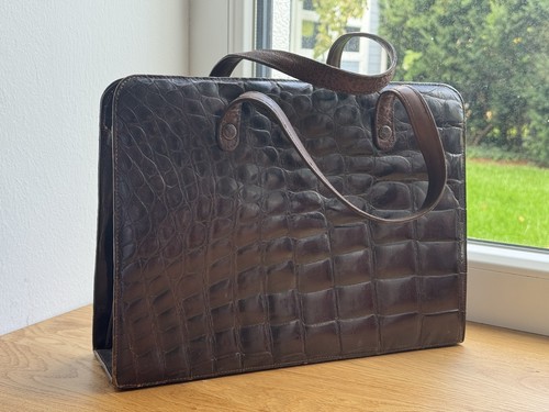 Vintage kokodilleder - vintage,