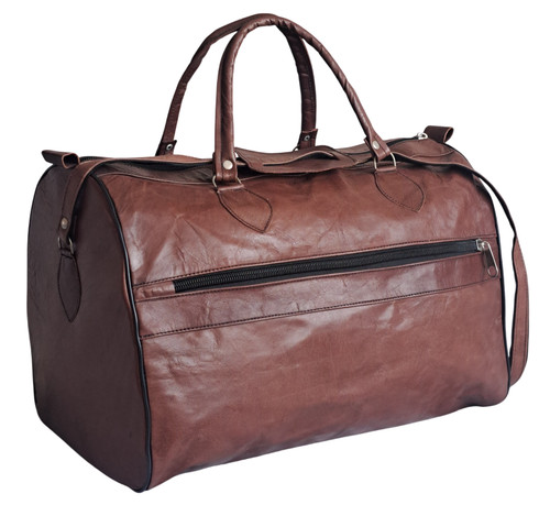 Echte leder tasche - tasche, braun