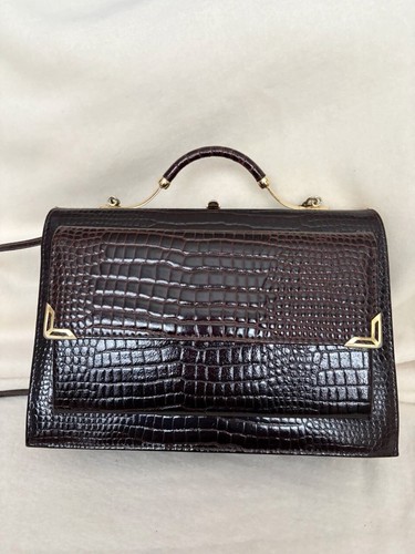 Vintage handtasche echt - echt, leder