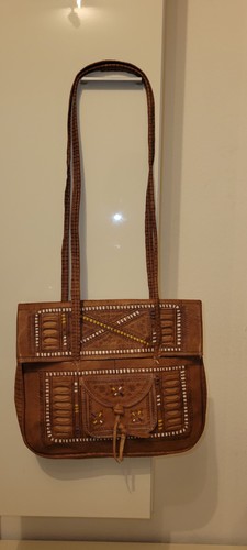 Echtleder schultertasche aus - schultertasche,