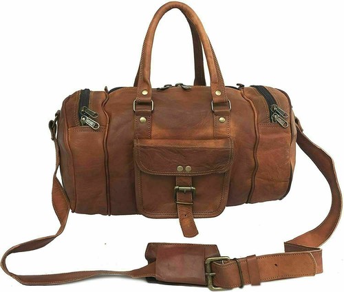 Leder braun sporttasche - braun,