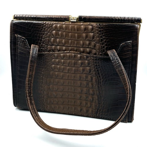Vintage handtasche krokodil - vintage,