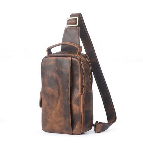 Herren leder sling - leder,